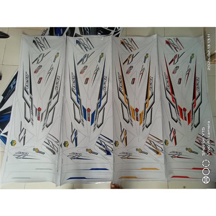 NEW!! READY!! striping beat fi / stiker beat fi variasi / decal beat fi / stiker beat fi / striping