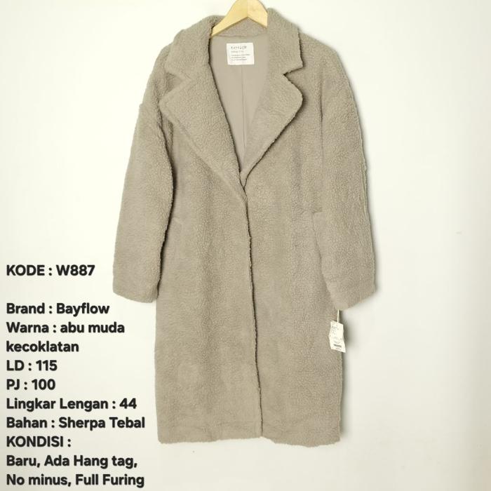 Coat, Long Coat  Musim Dingin Jumbo Big size Preloved 005