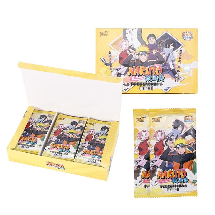 Naruto Cards Uzumaki Uchiha Haruno Hatake Anime Figures Hero