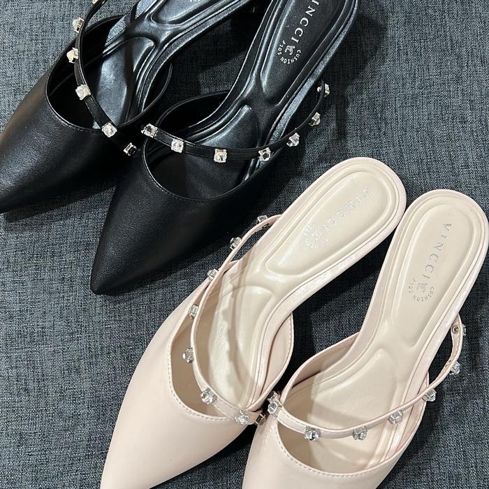 Sendal Vincci Malaysia Desain Baru Hak 5cm untuk Koleksi Fashion Modis - Sandal, Karet, Shoes, Cewek