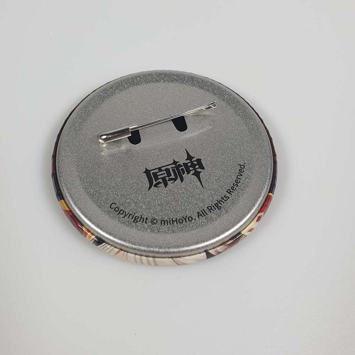 Pin Bros Karakter Genshin Impact Background Theme Can Badge - YZ015