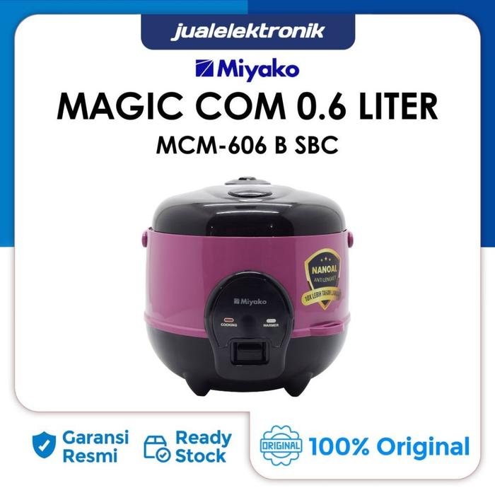 Miyako Magic Com Warmer Plus MCM606BSBC / MCM-606BSBC 3in1 0.6Liter Original MCM 606 SBC MCM606