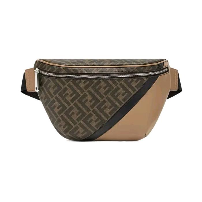 Authentic Fendi FF Bumbag Waistbag Pria Pinggang