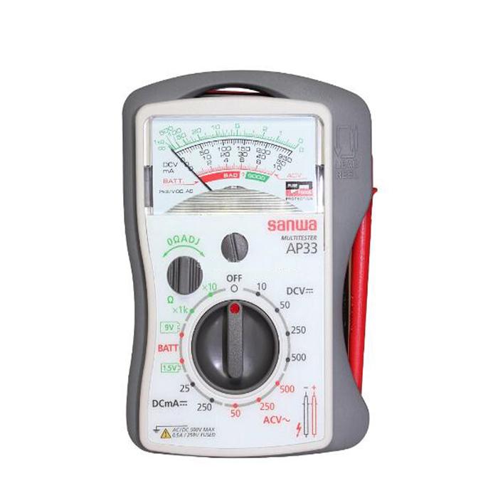 SANWA AP33  500V 250mA Small Pocket Size og Multimeters