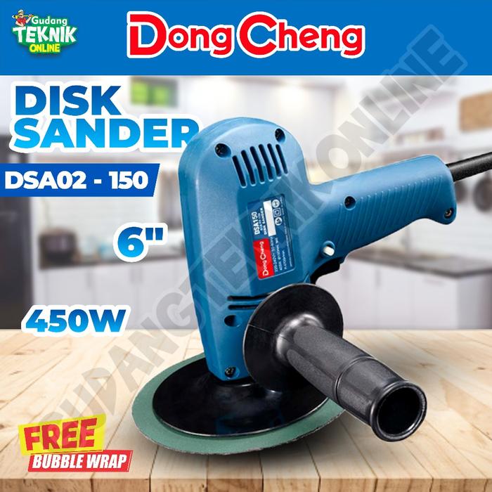 Mesin Poles 6" DONGCHENG DSA02-150 / Mesin Pemoles Body Motor Mobil Kaca 6 Inch Dong Cheng DSA02 150