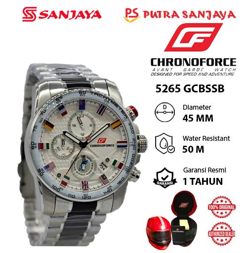 Jam Tangan CHRONOFORCE 5265 GCBSSB Original Garansi Resmi 1  tahun Stainless Steel
