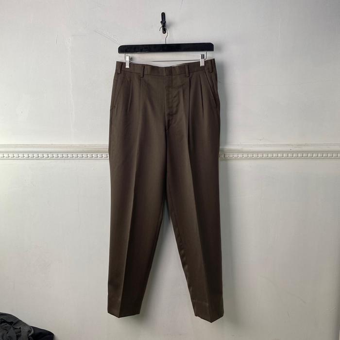 DARKBROWN WOOL TROUSERS MK12