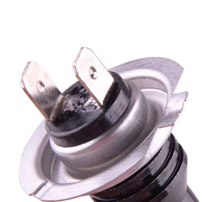 2Pcs 12V-24V H7 Putih Motor LED Lampu Bohlam CSP 3570 Chip 6000K