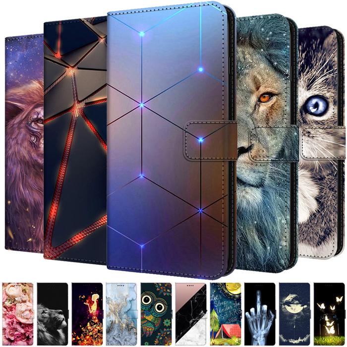 For Realme C25s Case Leather Magnetic Case for Realme C25 C25S 8i