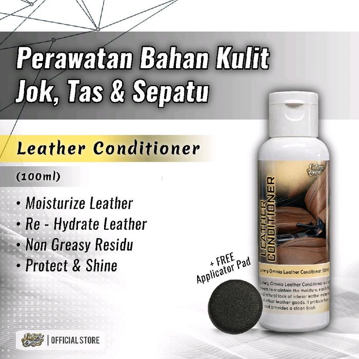 Leather Conditioner | Lutery Omnia | Pelembab Pelindung Perawatan Bahan Kulit Jok Tas Sepatu Kulit S