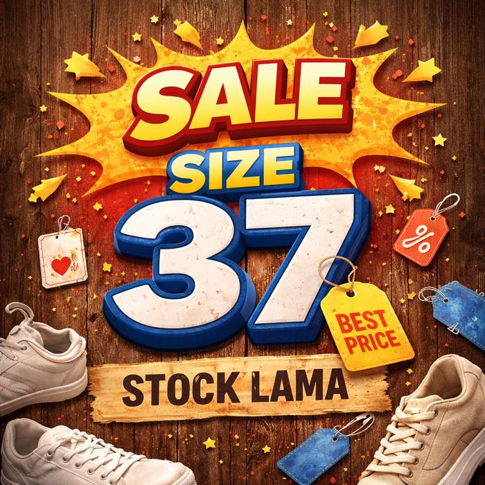 SALE SEPATU KHUSUS SIZE 37 | STOCK LAMA | DEAD STOCK