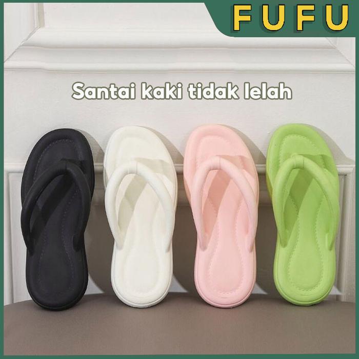 Fufu Sandal Santai / Sandal Eva / Sandal Jepit Ringan / Sandal Rumah Empuk / Sandal Korea / Sandal P