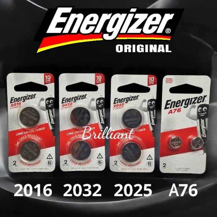 VIP2 * Baterai Kancing / Remote - 2016 / 2025 / 2032 / A76 - ENERGIZER Original - Harga Pcs / Satuan