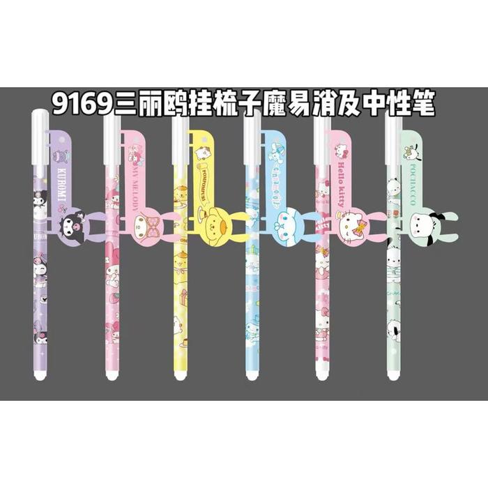 pulpen hapus magic ( 1lusin ISI 12pcs ) pulpen bisa di hapus / pulpen sekolah anak / bolpoin hapus