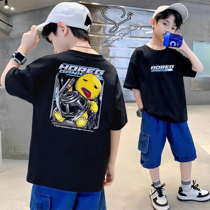 Kaos Anak Sound System Horeg Vibes motif Nailong bahan cotton combed Original by Horeg Vibes