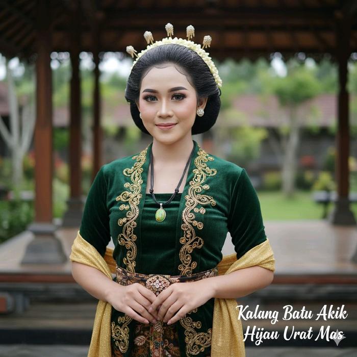 kalung batu akik pirus mesir hijau urat mas tali hitam