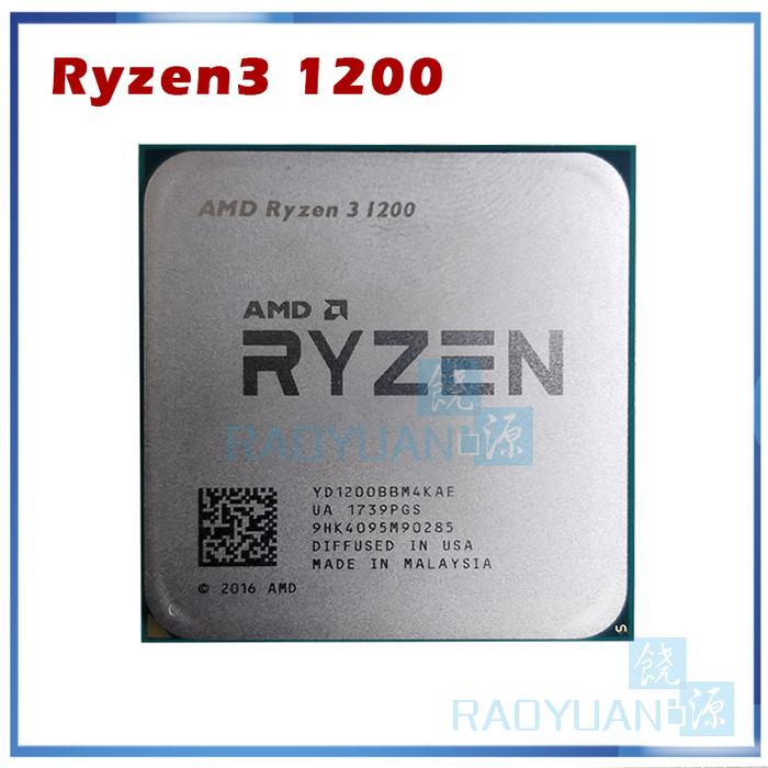 AMD Ryzen 3 1200 R3 1200 3.1 GHz Quad-Core Quad-Thread CPU Processor