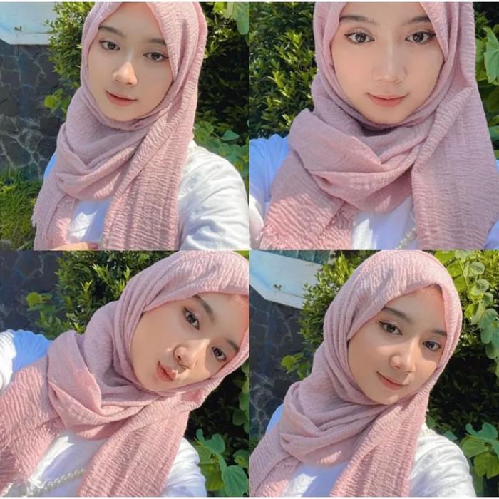 Pashmina Crinkle / Pashmina Dubai Crinkle / Jilbab Pashmina Crinkle Rawis