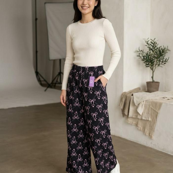 Kulot Rayon Motif/kulot rayon/Kulot rayon viral/kulot rayon jumbo Wanita Panjang