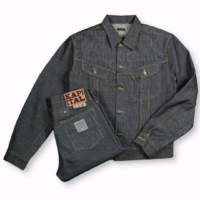 Kapital boro sashiko jeans Original Authentic Made in Japan size 1 Jepang Pria