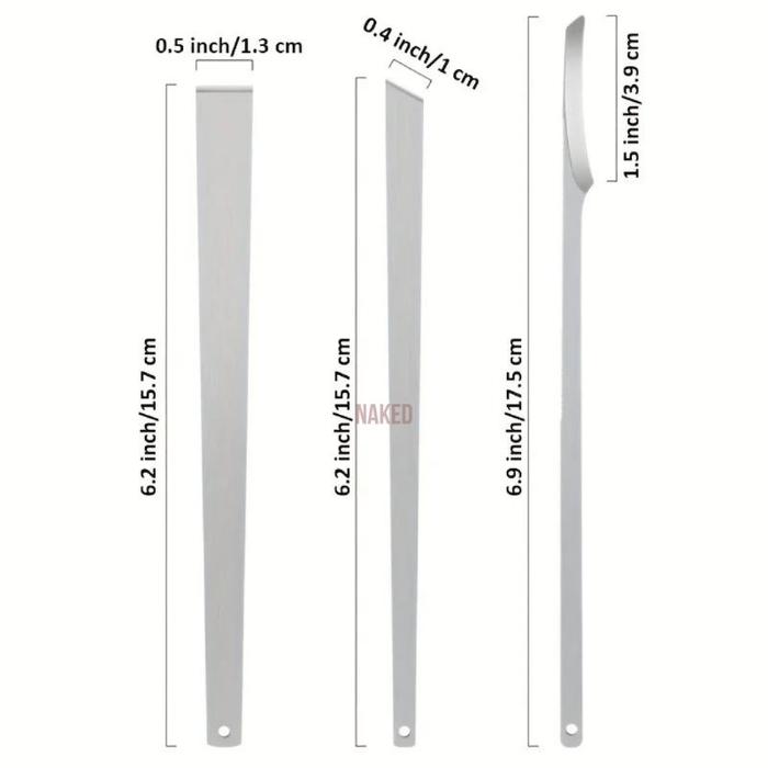 Pedicure Knife Set Pisau Cukur Knife Tools Set 3Pcs Pedicure Stainless Footfile