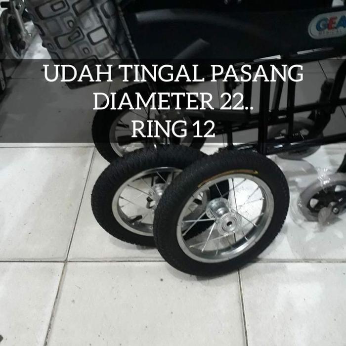 ban kursi roda ukuran 12 ban belakang kursi roda
