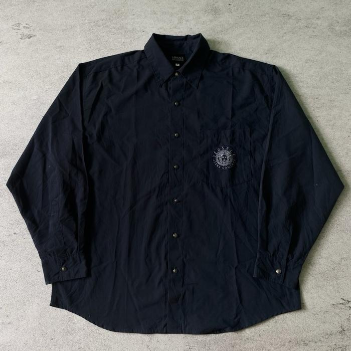 vintage Versace small logo single pocket shirt authentic original