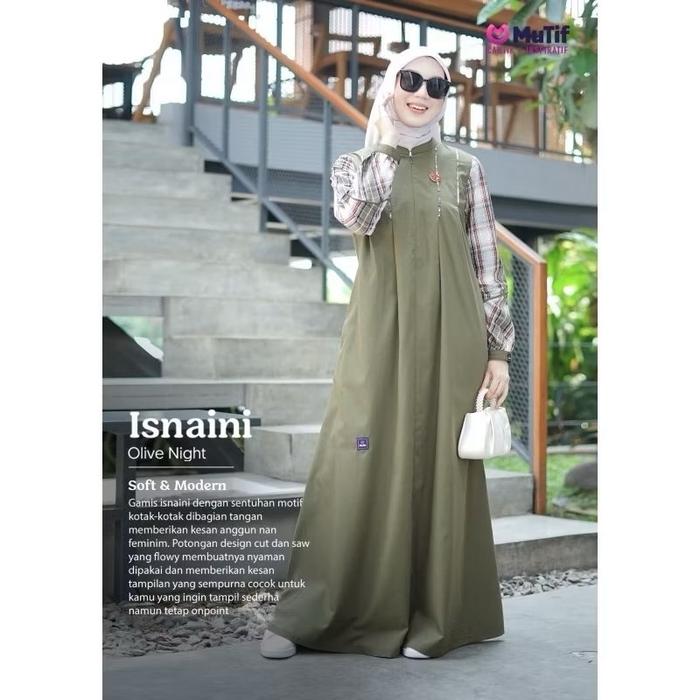 Gamis dewasa Mutif Damoza Mylady Motif Kotak Kotak