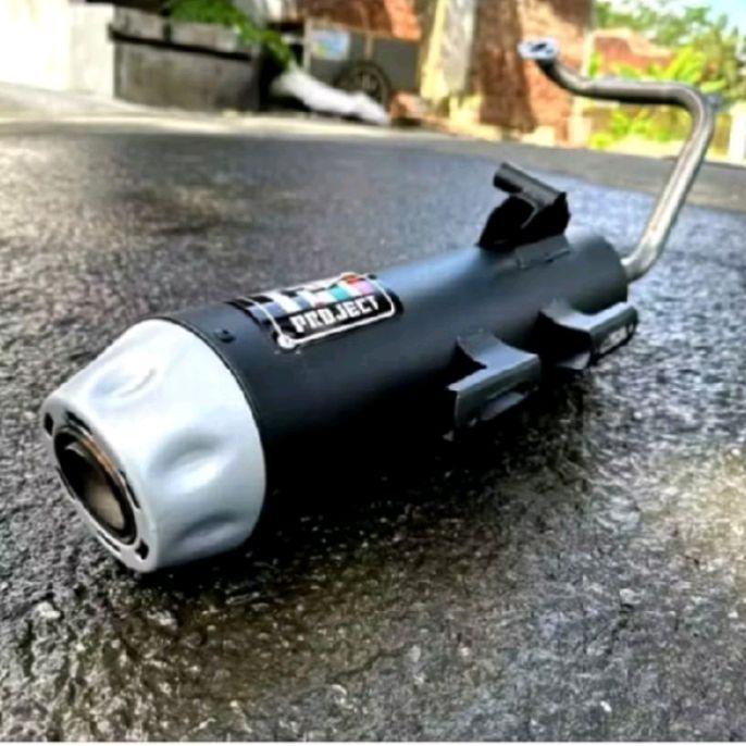 Knalpot Standar Tzm project Untuk motor Metic beat pgm fi beat fi karbu, Mio sporti Mio smile Mio m3