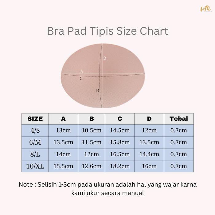 Bra Pad - Busa Bra - Busa Bra Olahraga - Pad pakaian dalam - Cup Bra Olahraga - Padding Bra - Bra Pa