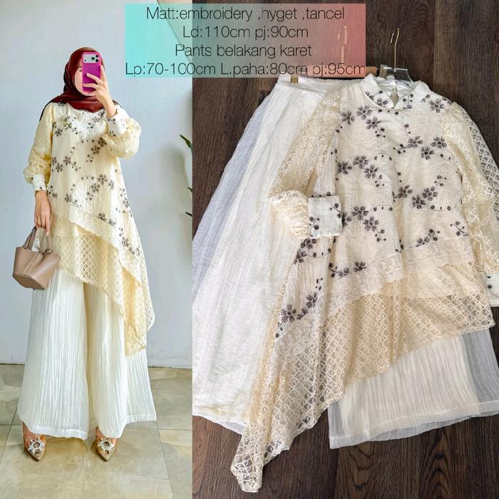 Oneset Belinda Embroidery Tancel - Belinda set