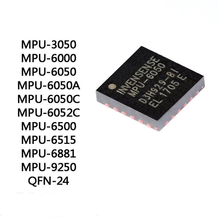 2Pcs New Original MPU3050 MPU6000 MPU6050 MPU6050A MPU6050C MPU6052C
