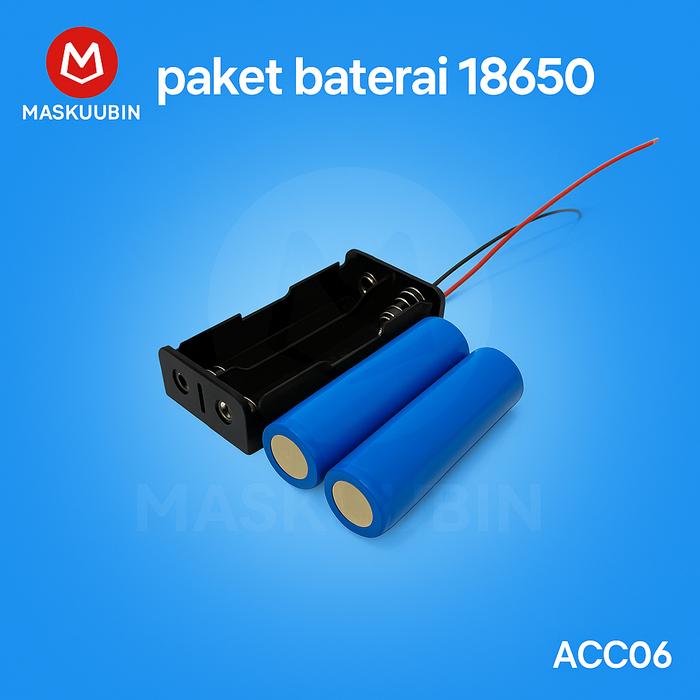 Tempat Baterai 18650 holder baterai tempat batre case baterai batre