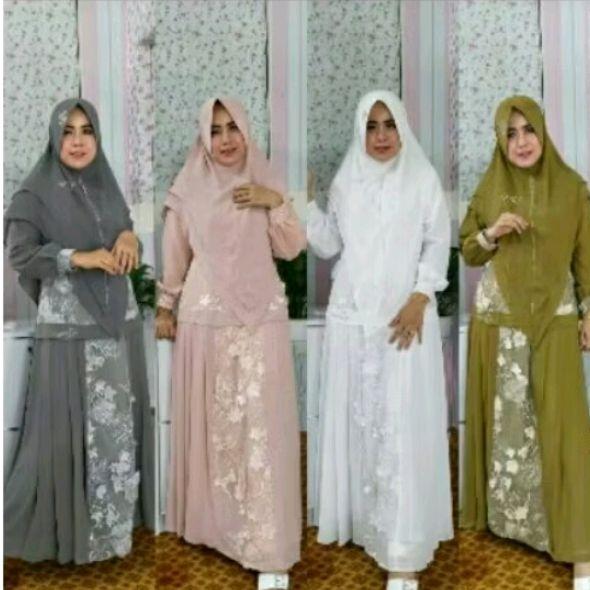 Gamis syar'i sanita Muslim Wanita cantik