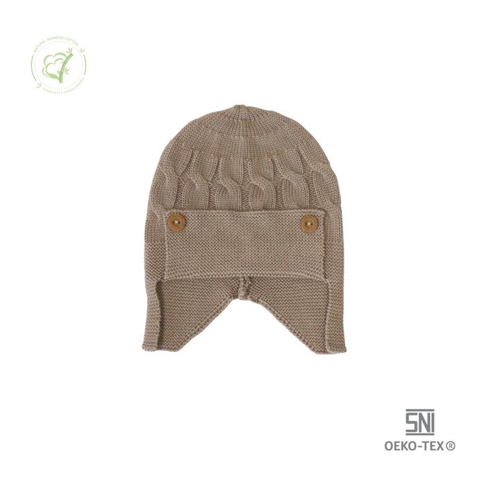 Bamboo And Bub - Bamboo Knit Hat Army