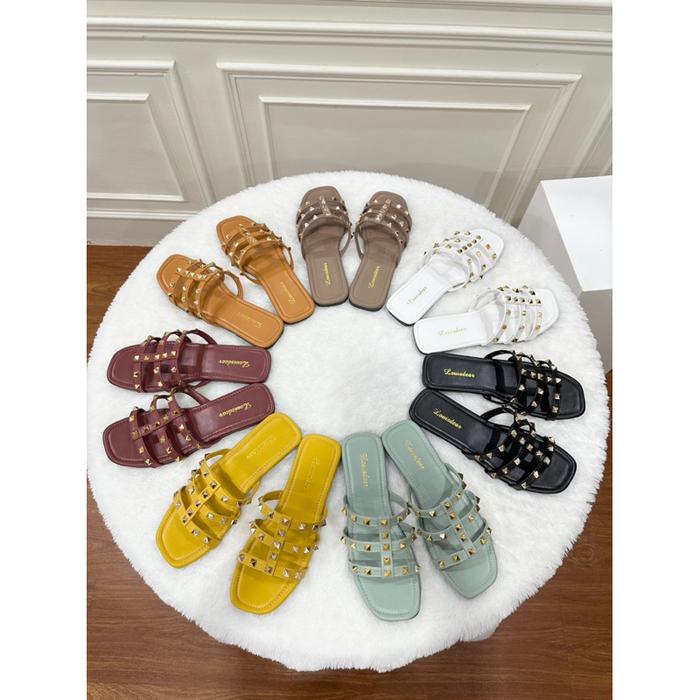 Louisdear Sendal Flat Wanita Selop Sandal Teplek S158