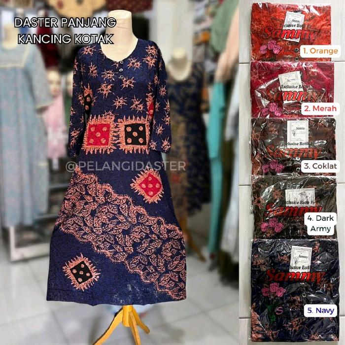 Sammy Pekalongan Daster Katun Adem Nyaman Lengan Panjang Lingkar Dada 110-112 cm [PELANGI DASTER]