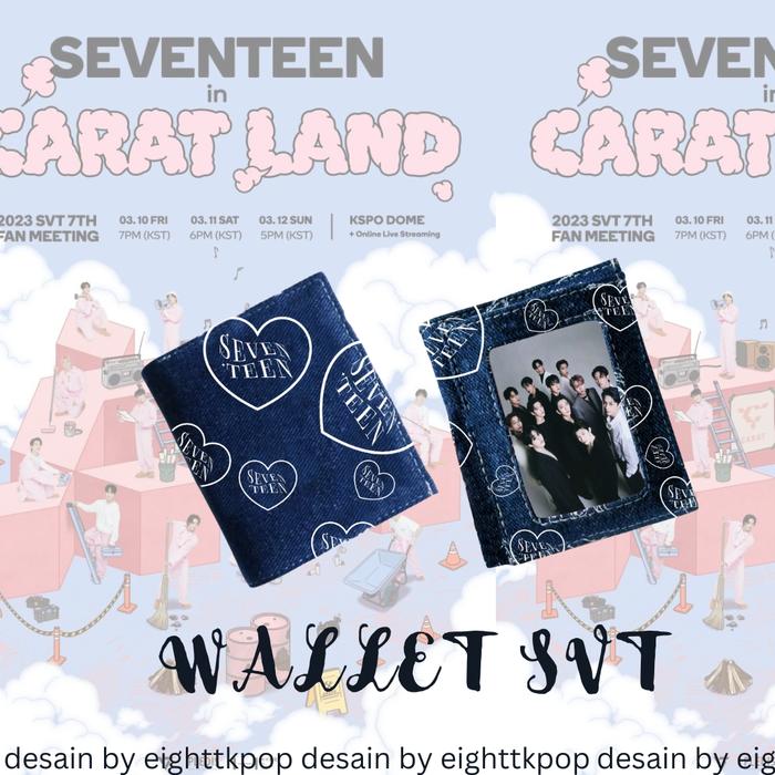 WALLET SEVENTEEN READY STOCK BY EIGHTTKPOP