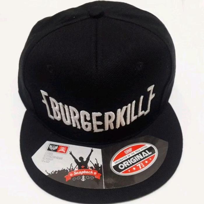 TOPI SNAPBACK HIP HOP TOPI BURGERKILL FULL BORDIR ORIGINAL PREMIUM
