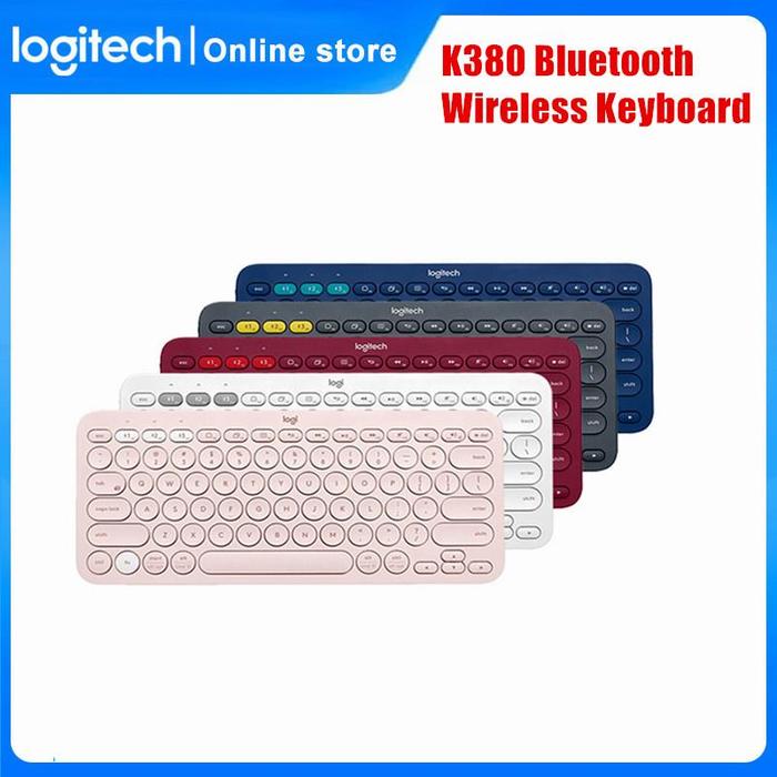 Logitech K380 Bluetooth Wireless Keyboard Pebble Wireless Bluetooth