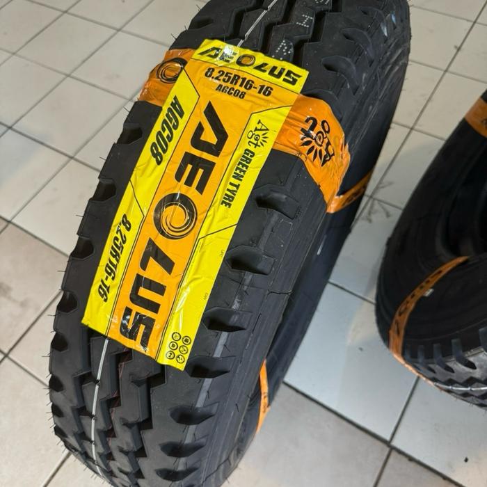 Ban truk 825 R16 Aeolus AGC08 Ban truck Radial Kawat 825R16 Set include ban dalam dan flap 8.25 R16