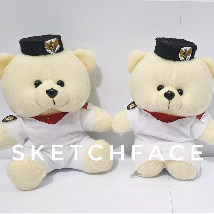 BONEKA PASKIBRA / PASKIBRAKA 14 CM COCOK UNTUK SOUVERNIR DAN BUKET