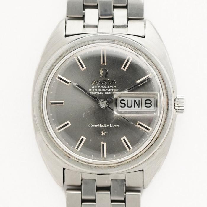 Omega Constellation C Shape Jam Tangan Vintage Pria Original