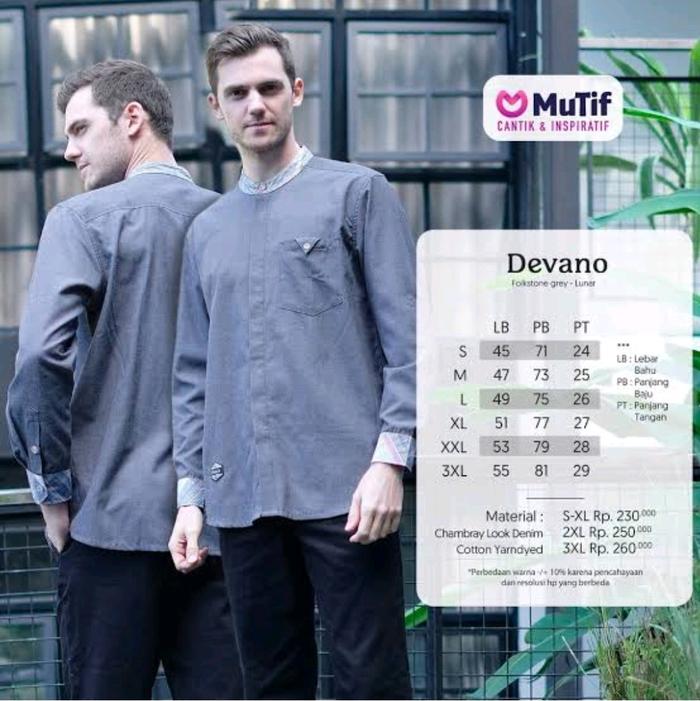 Mutif man koko devano///koko dewasa lengan panjang