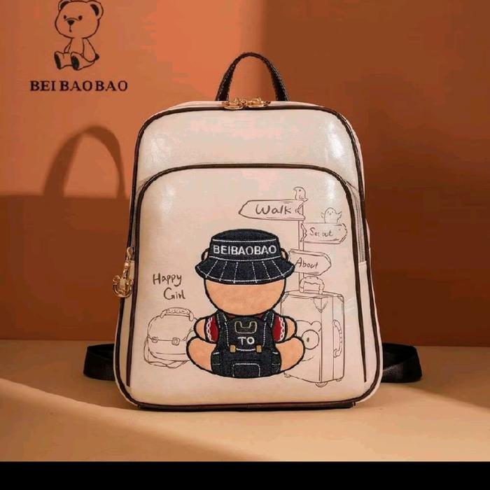 Ransel bear beibaobao | Beibaobao original | Tas ransel kekinian 8520