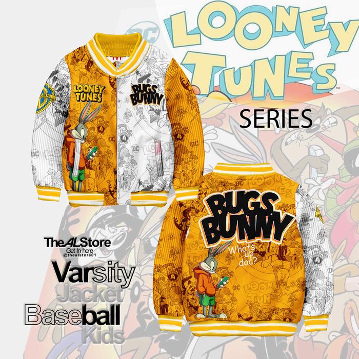 Jaket Anak Varsity Looney Tunes Bugs Looney Limited Edition - Fashion