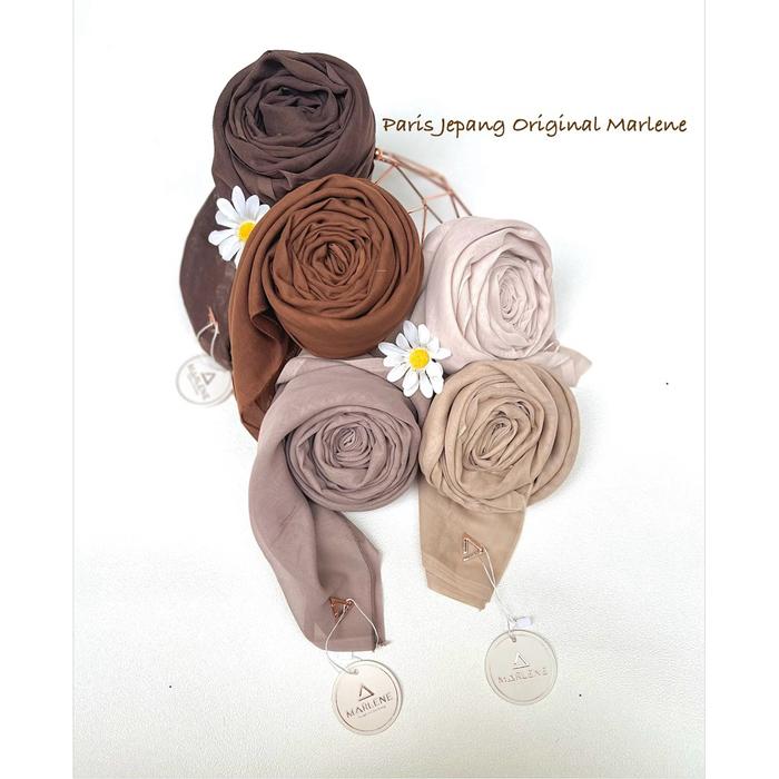 Marlene - Plain Paris Jepang (Hijab Segi Empat Paris Jepang )
