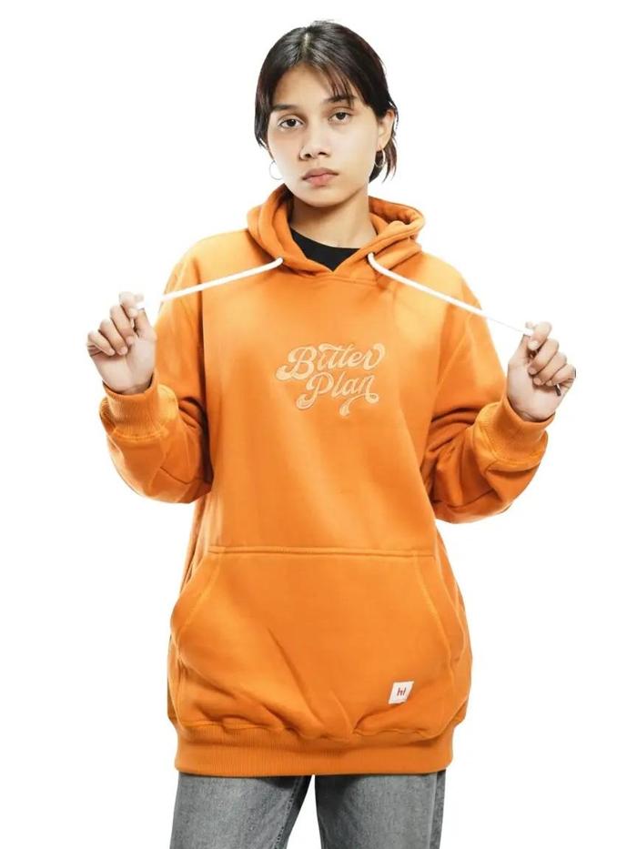Distro Dazzle - Pullover Hoodie Hippo Brown