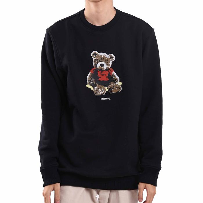 Roughneck Ss143 Black Kiddy Joy Crewneck -Gratisongkir