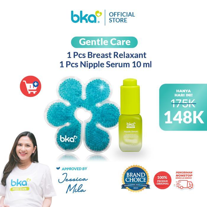 Set Ibu Hamil - Breast Relaxant Color Changing Isi 1 Pcs & Nipple Serum 10Ml - Kompresan Ibu Hamil &
